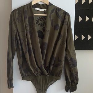 ASTR the Label Silky Floral Bodysuit Nordstrom